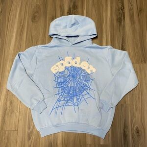 *BRAND NEW* Spider Worldwide “BLUE” Hoodie - Ready To Ship🚚💨 (Size L)